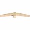 Ekena Millwork Bellingham Rough Sawn Timber Gable Bracket, Douglas Fir, 72"W x 12"H x 6"D x 6"F, 4/12 Pitch GBW072X12X0606BEL00RDF - alternate 2